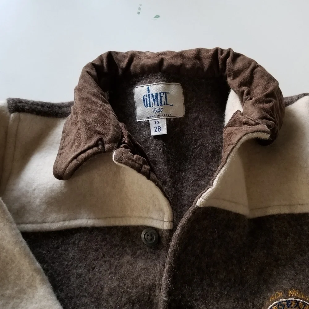 Gimel Kids Italian Brand Brown Jacket size 2-3T